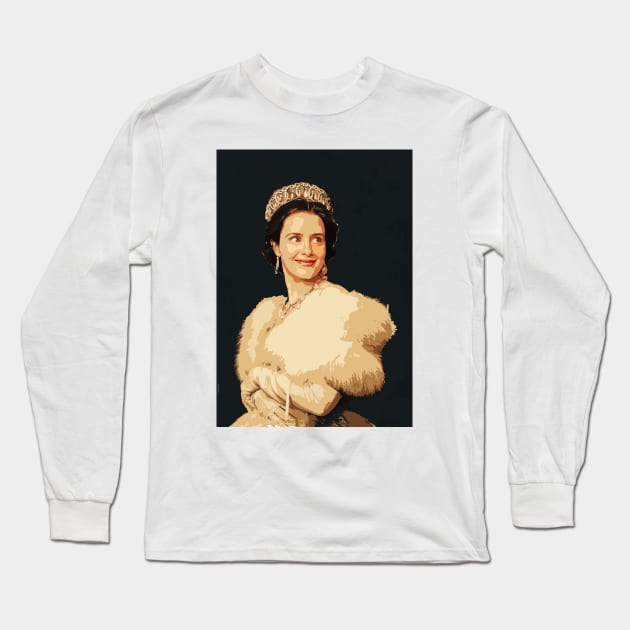 The Crown -8 Long Sleeve T-Shirt by FanitsaArt